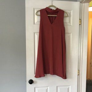 Gianni Bini Bar Neck Sleeveless Trapeze Dress